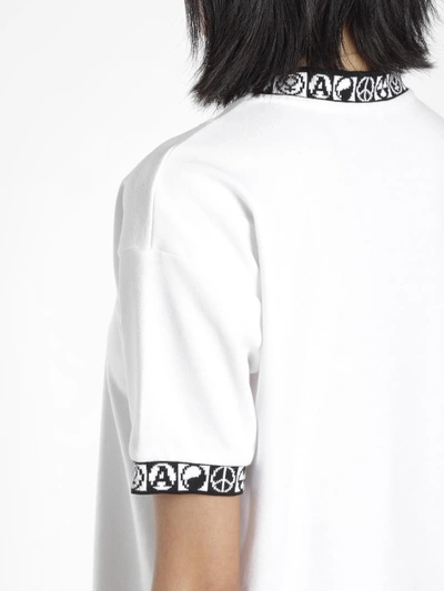 Shop Alyx Women's White Colorblock Logo T-shirt