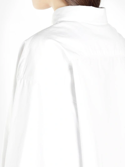 Shop Faustine Steinmetz Women's White Peeled Oversize Shirt In Runway Piece