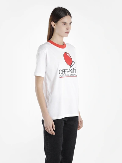 Shop Off-white Off White C/o Virgil Abloh Women's White Foundation New Oversize Tee