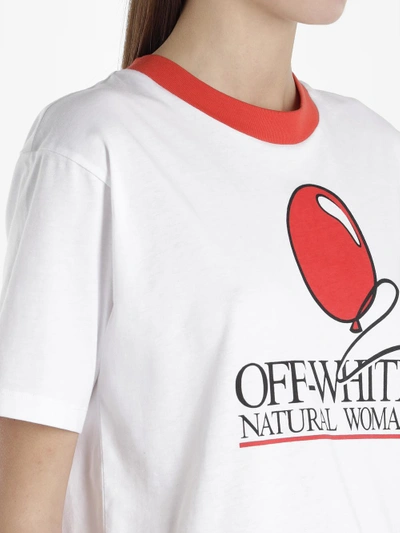 Shop Off-white Off White C/o Virgil Abloh Women's White Foundation New Oversize Tee