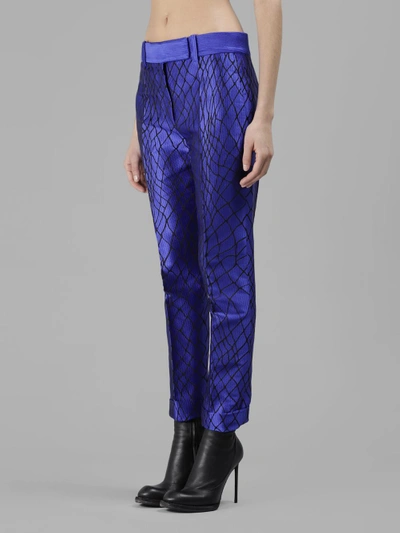 Shop Haider Ackermann Woman's Blue Trousers