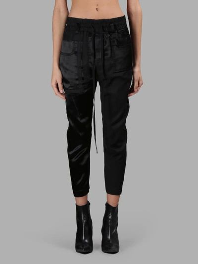 Shop Haider Ackermann Black Cropped Trousers
