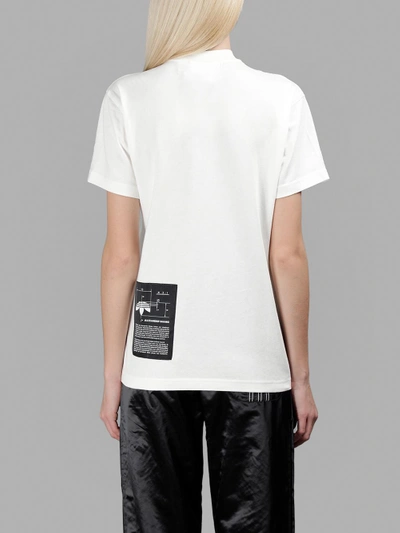 Shop Adidas Originals By Alexander Wang Adidas By Alexander Wang Women's White Graphic T-shirt