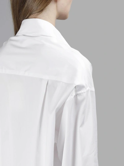 Shop Vetements Women's White Oversize Shirt