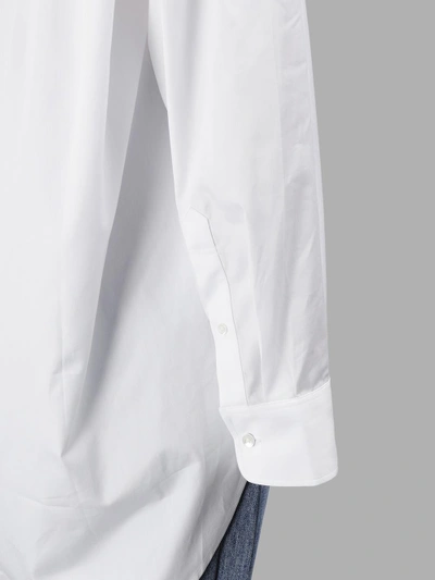 Shop Vetements Women's White Oversize Shirt
