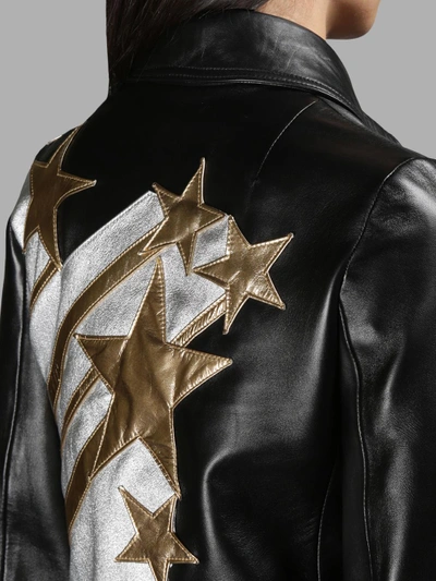 Shop Faith Connexion Black Star Leather Jacket