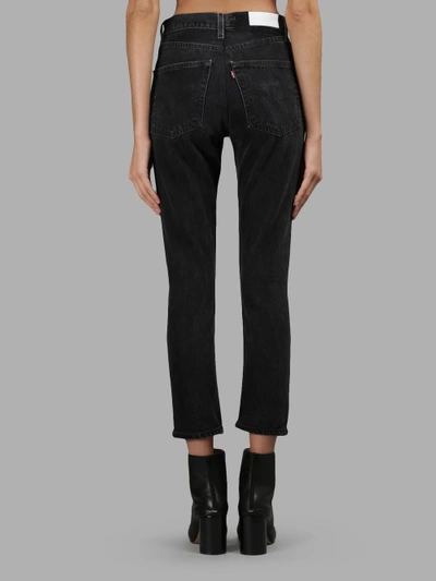 Shop Re/done Black Cropped Jeans