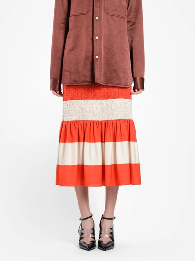 Shop Calvin Klein 205w39nyc Skirts In Orange
