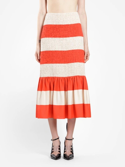 Shop Calvin Klein 205w39nyc Skirts In Orange