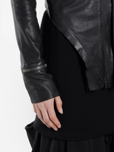 Shop Barbara I Gongini Women's Black Leather Jacket