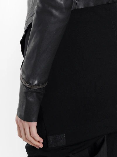 Shop Barbara I Gongini Women's Black Leather Jacket