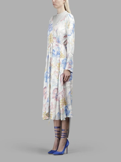 Shop Vetements Women's Multicolor Back Panel Flower Dress