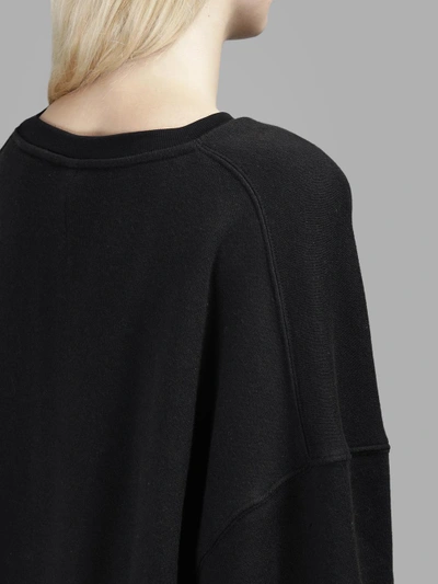 Shop Ben Taverniti Unravel Project Ben Taverniti Unravel Women's Black Oversize Cropped Sweater