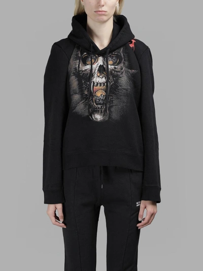 Shop Vetements Women's Black Misplaced Hoodie