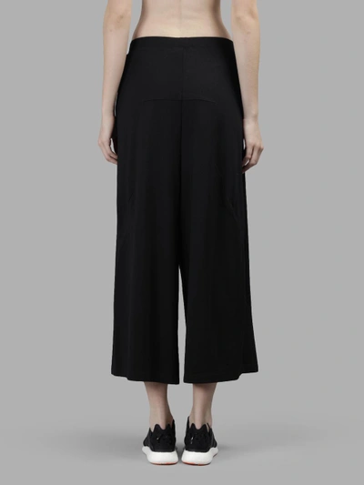 Shop Y-3 Women's Black Lux Track Cropped Pants