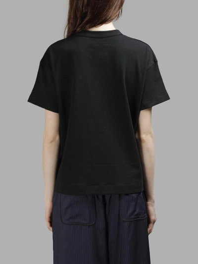 Shop Sacai Printed T-shirt In Black