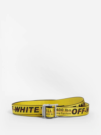 Shop Off-white Off White C/o Virgil Abloh Women's Yellow 2m Industrial Belt