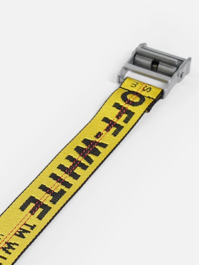 Shop Off-white Off White C/o Virgil Abloh Women's Yellow 2m Industrial Belt