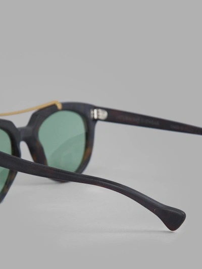 Shop Saturnino Eyewear Tortoise Mars Sunglasses