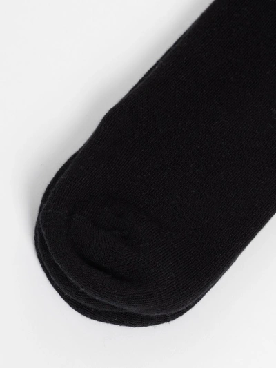 Shop Off-white Off White C/o Virgil Abloh Women's Black Foundation Socks