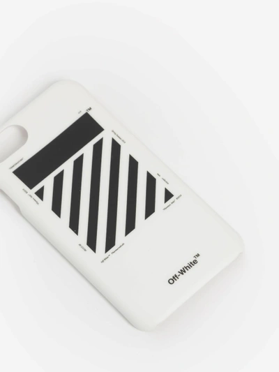 Shop Off-white Off White C/o Virgil Abloh Black And White Diagonals Iphone 7 Case