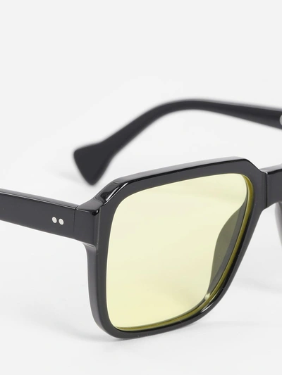 Shop Saturnino Eyewear Black Logic Sunglasses In Black Frame