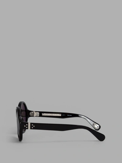 Shop Ann Demeulemeester Black Eyewear