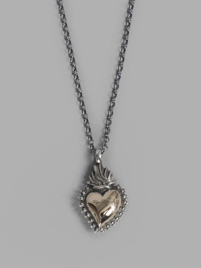 Shop Ugo Cacciatori Silver Tiny Ex Voto Pendant Necklace