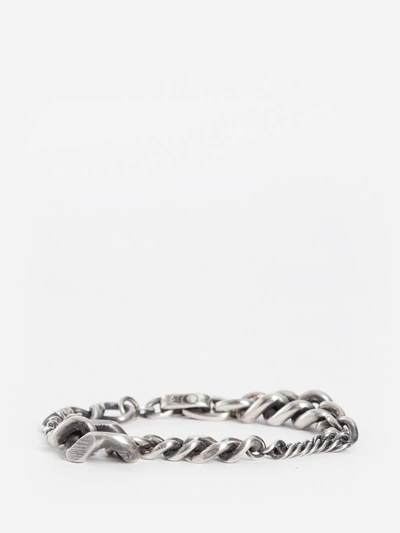 Shop Werkstatt:münchen Werkstatt Munchen Silver Chained Bracelet