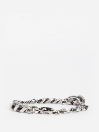 Shop Werkstatt:münchen Werkstatt Munchen Silver Chained Bracelet