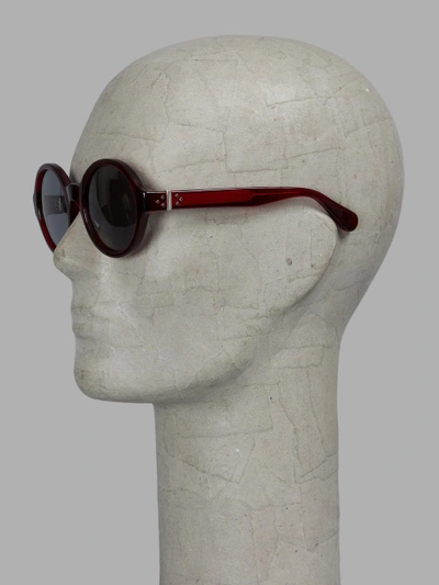 Shop Ann Demeulemeester Red Sunglasses