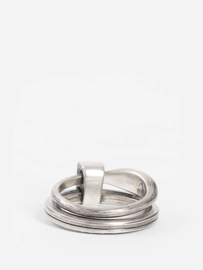 Shop Werkstatt:münchen Werkstatt München Connected Signet Ring In Silver