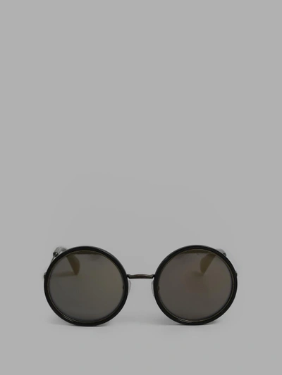 Shop Yohji Yamamoto Black Sunglasses