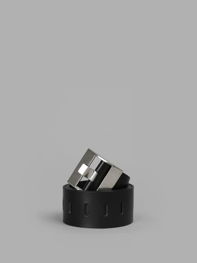 Shop Maison Margiela Women's Black Leather Belt