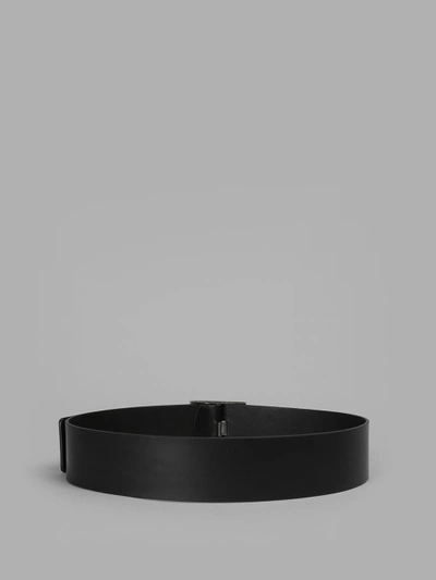 Shop Maison Margiela Women's Black Leather Belt