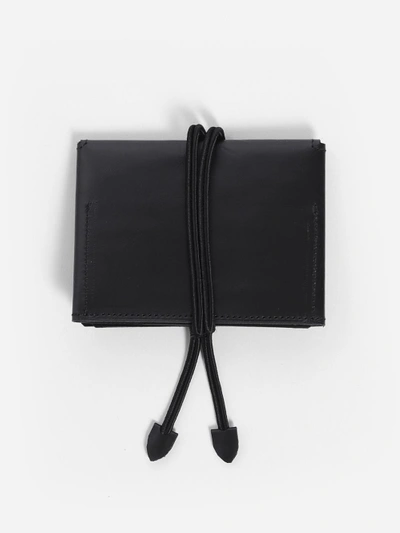 Shop Yohji Yamamoto Women's Black Folded Card Case