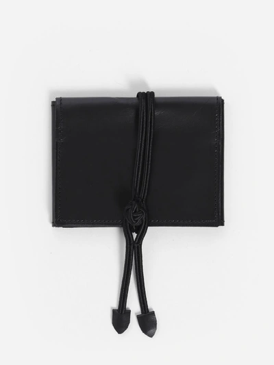 Shop Yohji Yamamoto Women's Black Folded Card Case