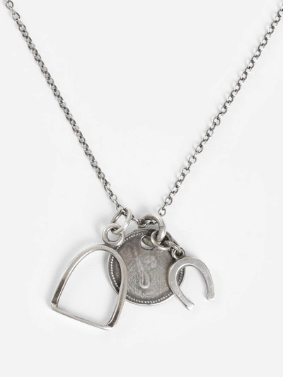 Shop Werkstatt:münchen Werkstatt Munchen Silver Lucky Symbols Necklace