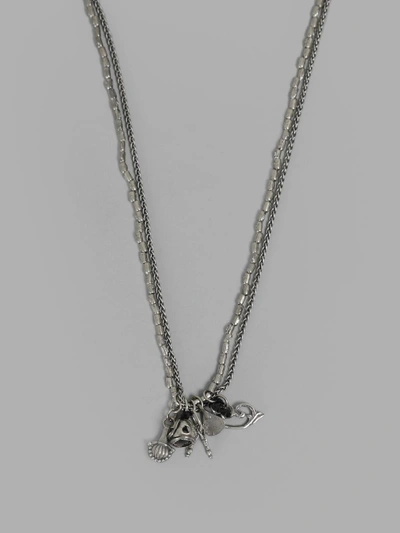 Shop Goti Silver Multicharm Necklace