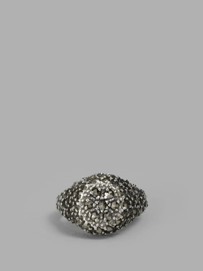 Shop Goti Silver Textured Ring