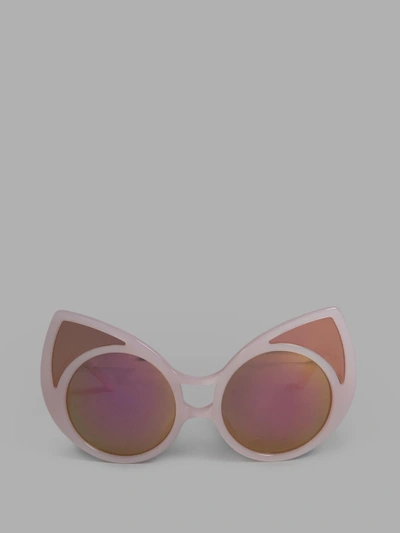 Shop Linda Farrow Rose Cat Eye Sunglasses