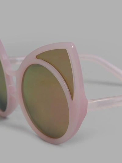 Shop Linda Farrow Rose Cat Eye Sunglasses
