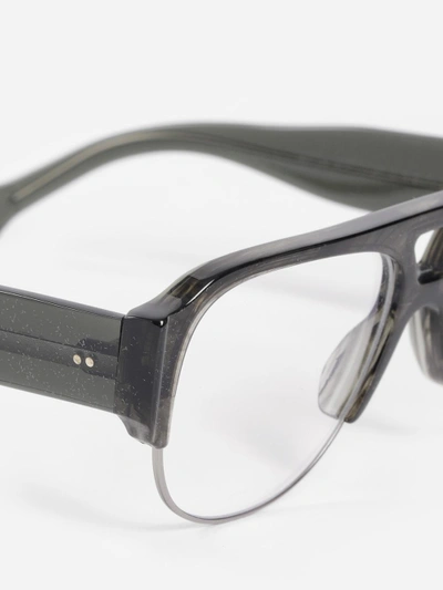 Shop Saturnino Eyewear Black Metaneptune Sunglasses
