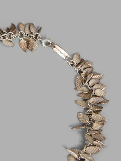 Shop Ugo Cacciatori Silver Leaves Necklace