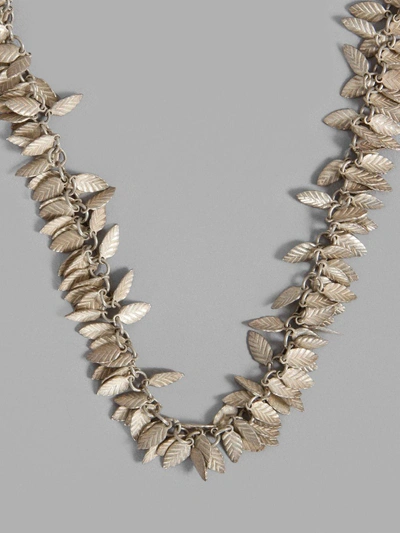 Shop Ugo Cacciatori Silver Leaves Necklace