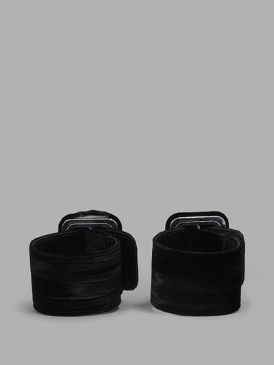 Shop Attico Women's Black Velvet Anklet