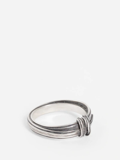 Shop Werkstatt:münchen Werkstatt München Four Ring Love Combination In Silver