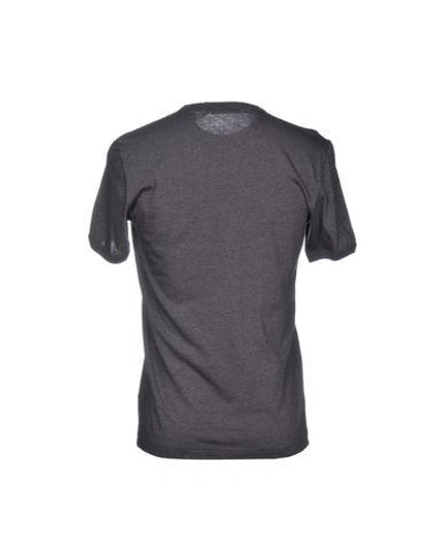 Shop Dolce & Gabbana Man T-shirt Lead Size 50 Cotton, Zama, Calfskin