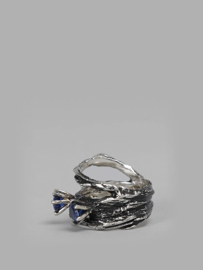 Shop Voodoo Jewels Women's Silver Little Karakum Ring With Semiprecious Stones