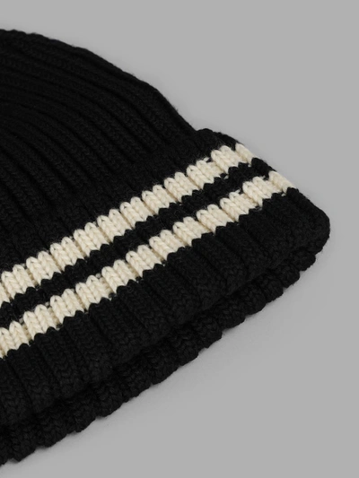 Shop Junya Watanabe Men's Black Knitted Hat